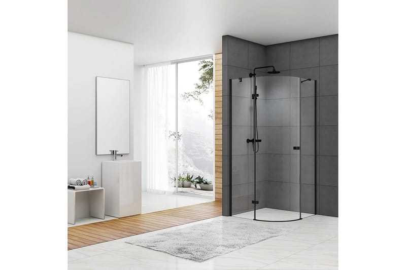 Brusehjørne Bathlife Diskret - Sort - Hus & renovering - Køkken & bad - Badeværelse - Bruser