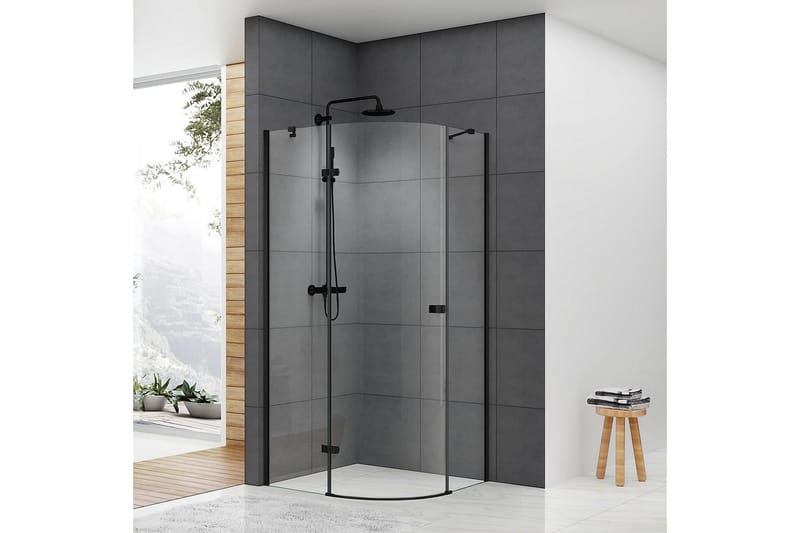 Brusehjørne Bathlife Diskret - Sort - Hus & renovering - Køkken & bad - Badeværelse - Bruser
