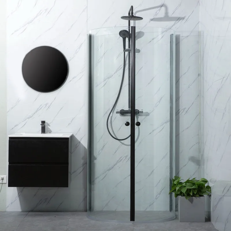 Brusehjørne Bathlife Mitt Sort