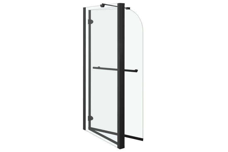 Brusekabine Med Foldedør Esg 120x68x130 cm Sort - Hus & renovering - Køkken & bad - Badeværelse - Bruser