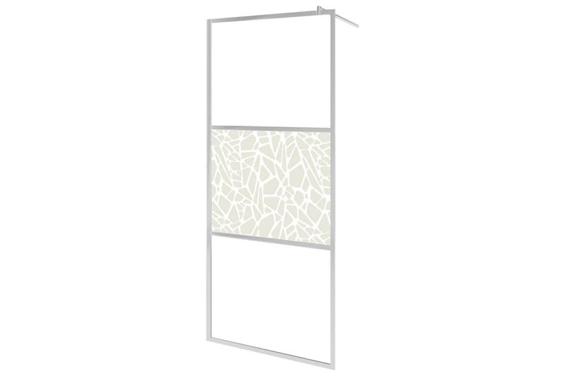 Brusevæg Esg-Glas Med Stendesign 80x195 cm - Hus & renovering - Køkken & bad - Badeværelse - Bruser