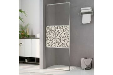 Brusevæg Esg-Glas Med Stendesign 90x195 cm - Hus & renovering - Køkken & bad - Badeværelse - Bruser