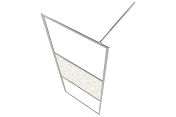 Brusevæg Esg-Glas Med Stendesign 90x195 cm - Hus & renovering - Køkken & bad - Badeværelse - Bruser