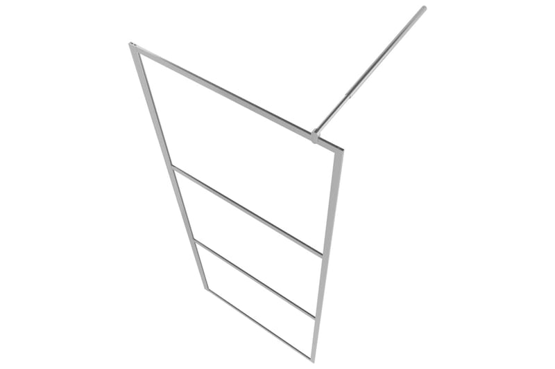 Brusevæg Med Halvt Matteret Esg-Glas 100x195 cm - Hus & renovering - Køkken & bad - Badeværelse - Bruser