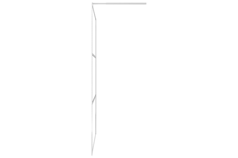 Brusevæg Med Halvt Matteret Esg-Glas 100x195 cm - Hus & renovering - Køkken & bad - Badeværelse - Bruser
