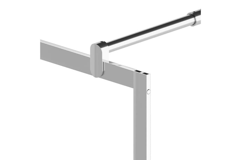 Brusevæg Med Klart Esg-Glas 80x195 cm - Hus & renovering - Køkken & bad - Badeværelse - Bruser