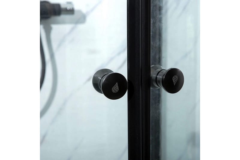 Duschhörn Bathlife Svart - Hus & renovering - Køkken & bad - Badeværelse - Bruser - Brusevægge