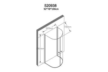 Duschhörn Bathlife Svart - Hus & renovering - Køkken & bad - Badeværelse - Bruser - Brusevægge