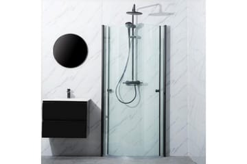 Duschhörn Bathlife Svart - Hus & renovering - Køkken & bad - Badeværelse - Bruser - Brusevægge