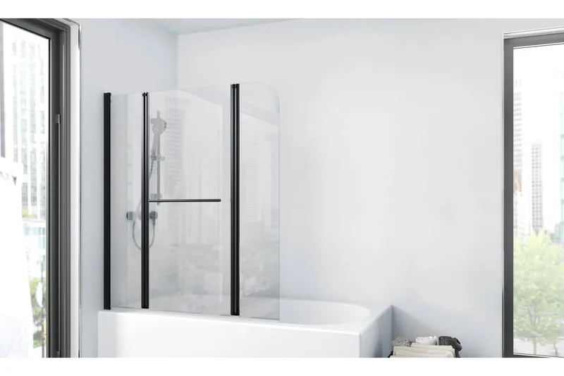 Dusserud Brusevæg 140 cm, Sort