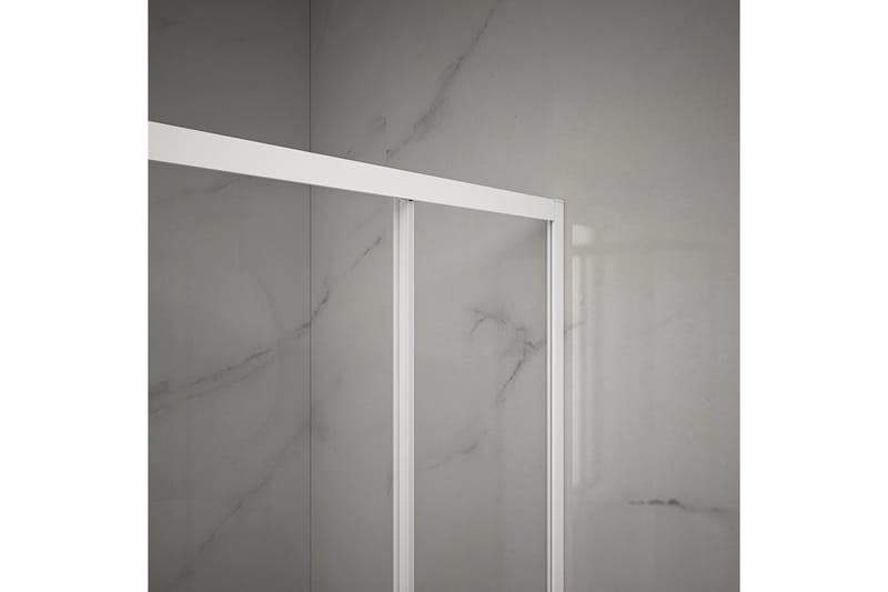 Gullebo Brusevæg 90x200 cm - Hvid - Hus & renovering - Køkken & bad - Badeværelse - Bruser