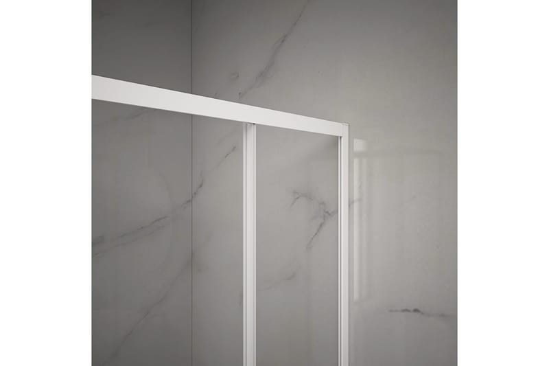 Gullebo Brusevæg 90x200 cm - Hvid - Hus & renovering - Køkken & bad - Badeværelse - Bruser - Brusevægge