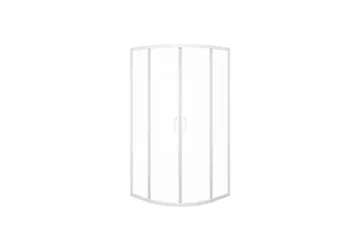 Gullebo Brusevæg 90x200 cm - Hvid - Hus & renovering - Køkken & bad - Badeværelse - Bruser - Brusevægge