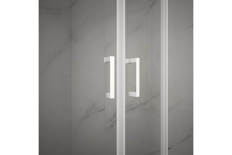 Gullebo Brusevæg 90x200 cm - Hvid - Hus & renovering - Køkken & bad - Badeværelse - Bruser - Brusevægge