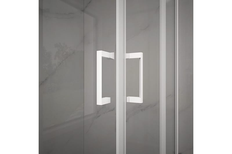 Gullebo Brusevæg 90x200 cm - Hvid - Hus & renovering - Køkken & bad - Badeværelse - Bruser - Brusevægge