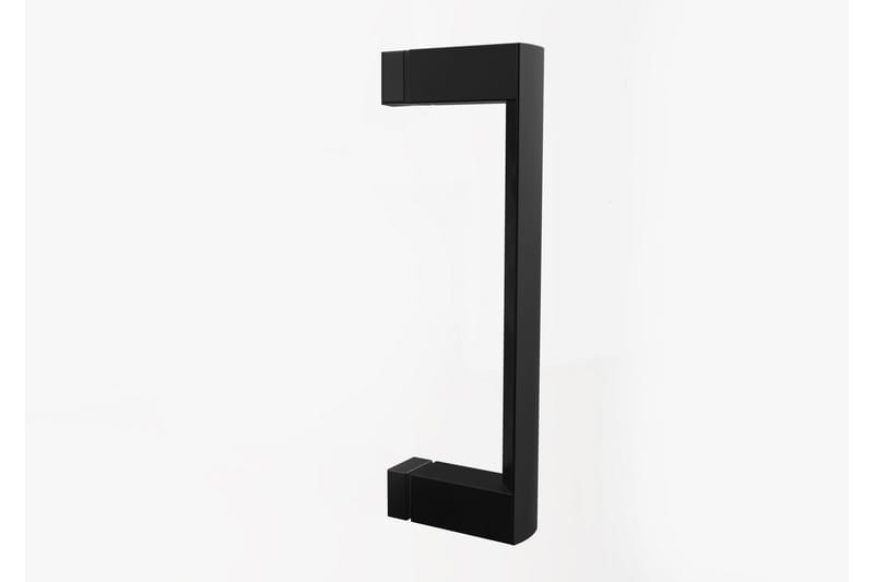 Gullebo Glasvæg 200 cm - Sort - Hus & renovering - Køkken & bad - Badeværelse - Bruser