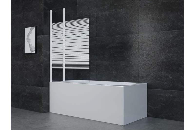 Knutby Brusevæg 100x140 cm, Hvid