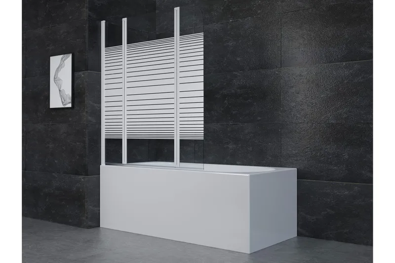 Knutby Brusevæg 125x140 cm, Hvid