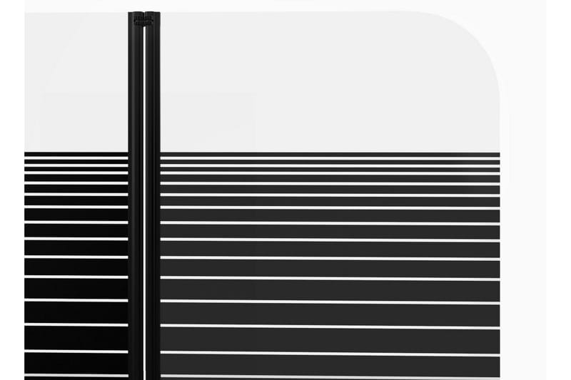 Knutby Brusevæg 140 cm - Sort - Hus & renovering - Køkken & bad - Badeværelse - Bruser - Brusevægge