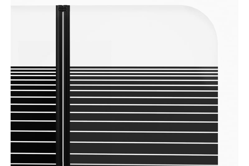 Knutby Brusevæg 140 cm - Sort - Hus & renovering - Køkken & bad - Badeværelse - Bruser - Brusevægge