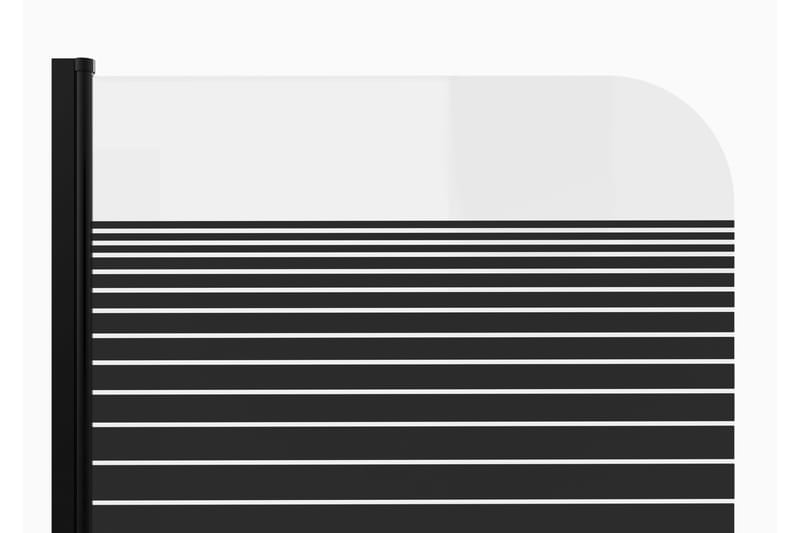 Knutby Brusevæg 140 cm - Sort - Hus & renovering - Køkken & bad - Badeværelse - Bruser - Brusevægge