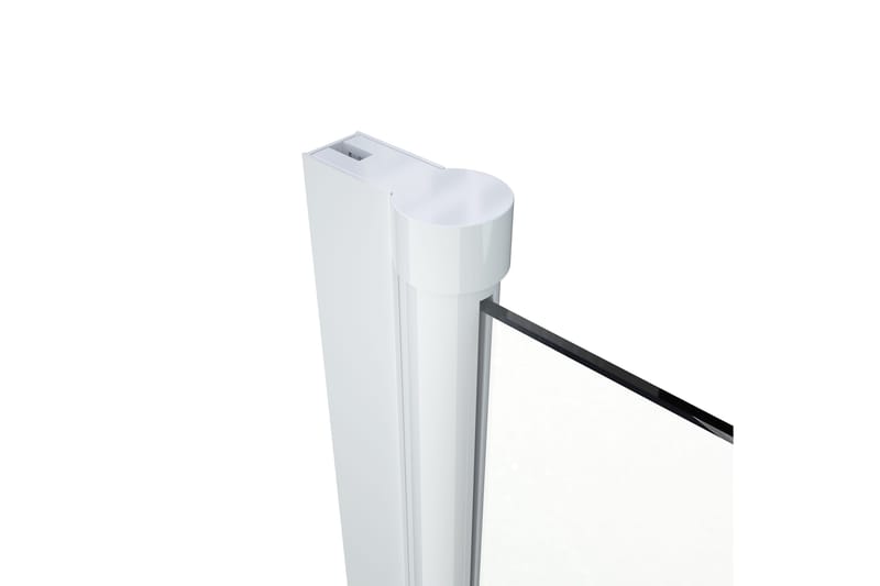 Knutby Brusevæg 75x140 cm - Hvid - Hus & renovering - Køkken & bad - Badeværelse - Bruser - Brusevægge