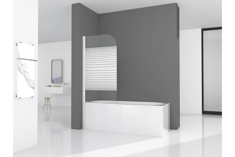 Knutby Brusevæg 75x140 cm, Hvid