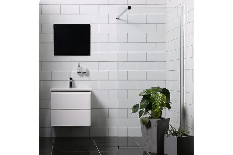 Mångsidig Brusevæg Lige Klart Glas 800 - Sølv - Hus & renovering - Køkken & bad - Badeværelse - Bruser