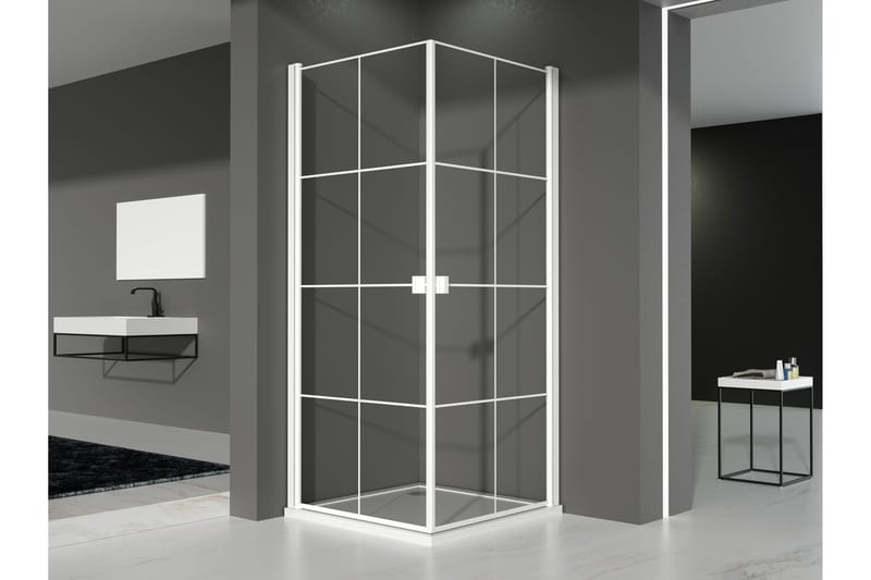 Rosinedal Brusevæg 90x200 cm, Hvid