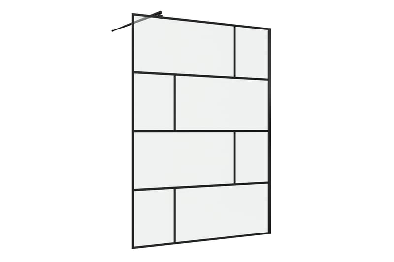Sörby Brusevæg 140x195 cm - Sort - Hus & renovering - Køkken & bad - Badeværelse - Bruser
