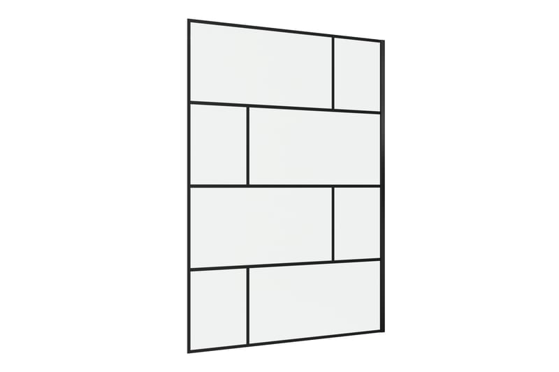 Sörby Brusevæg 140x195 cm - Sort - Hus & renovering - Køkken & bad - Badeværelse - Bruser