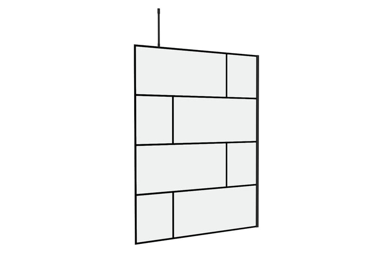 Sörby Brusevæg 140x195 cm - Sort - Hus & renovering - Køkken & bad - Badeværelse - Bruser