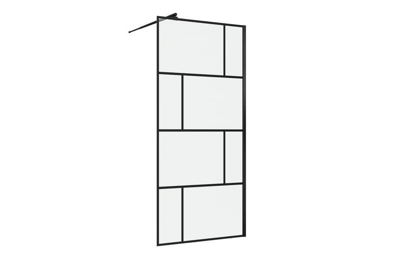 Sörby Brusevæg 90x195 cm - Sort - Hus & renovering - Køkken & bad - Badeværelse - Bruser