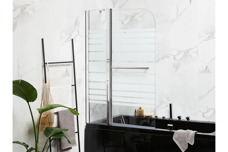 Tuapi Badekarsskærm 120x140 cm - Hærdet Glas - Hus & renovering - Køkken & bad - Badeværelse - Bruser - Brusevægge