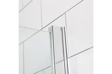 Mångsidig Bruseniche Lige Væg | Lige Dør - Sølv - Hus & renovering - Køkken & bad - Badeværelse - Bruser