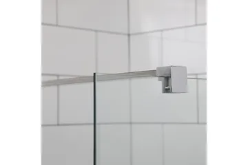Mångsidig Bruseniche Lige Væg | Lige Dør - Sølv - Hus & renovering - Køkken & bad - Badeværelse - Bruser