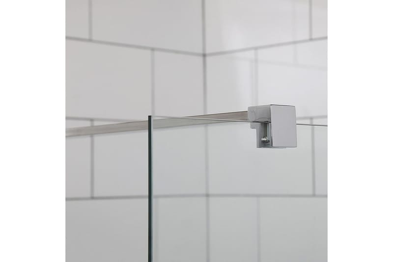 Mångsidig Brusevæg Lige Klart Glas 700 - Sølv - Hus & renovering - Køkken & bad - Badeværelse - Bruser