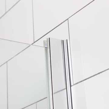 Mångsidig Brusevæg Lige Væg Klart Glas 900 - Sølv - Hus & renovering - Køkken & bad - Badeværelse - Bruser - Brusevægge
