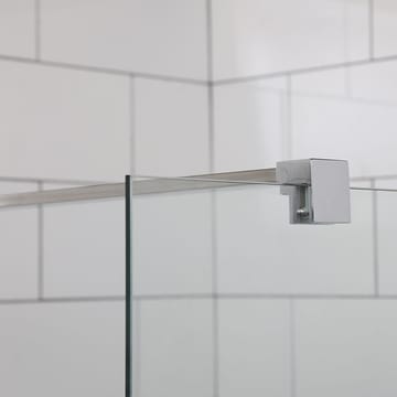 Mångsidig Brusevæg Lige Væg Klart Glas 900 - Sølv - Hus & renovering - Køkken & bad - Badeværelse - Bruser - Brusevægge