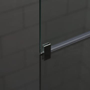 Mångsidig Brusevæg Lige Væg Klart Glas 900 - Sølv - Hus & renovering - Køkken & bad - Badeværelse - Bruser - Brusevægge