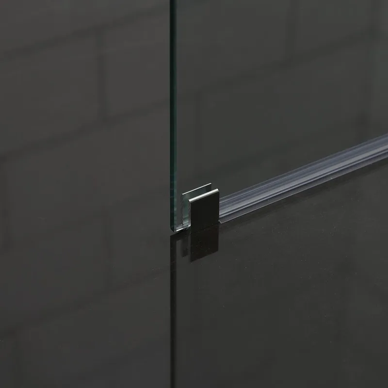 Mångsidig Brusevæg Lige Væg Klart Glas 900 - Sølv - Hus & renovering - Køkken & bad - Badeværelse - Bruser - Brusevægge