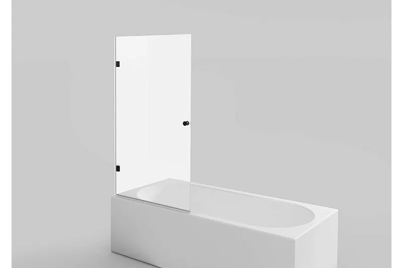 Meselefors Brusevæg 140 cm - Sort - Hus & renovering - Køkken & bad - Badeværelse - Bruser - Brusevægge
