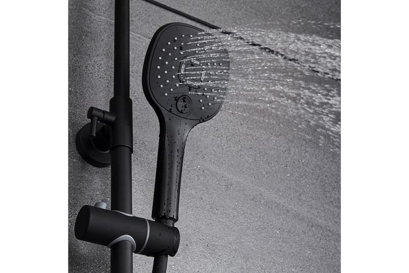 Brusesæt med loftbruser og LED-display - Hus & renovering - Køkken & bad - Badeværelse - Brusearmatur & tilbehør