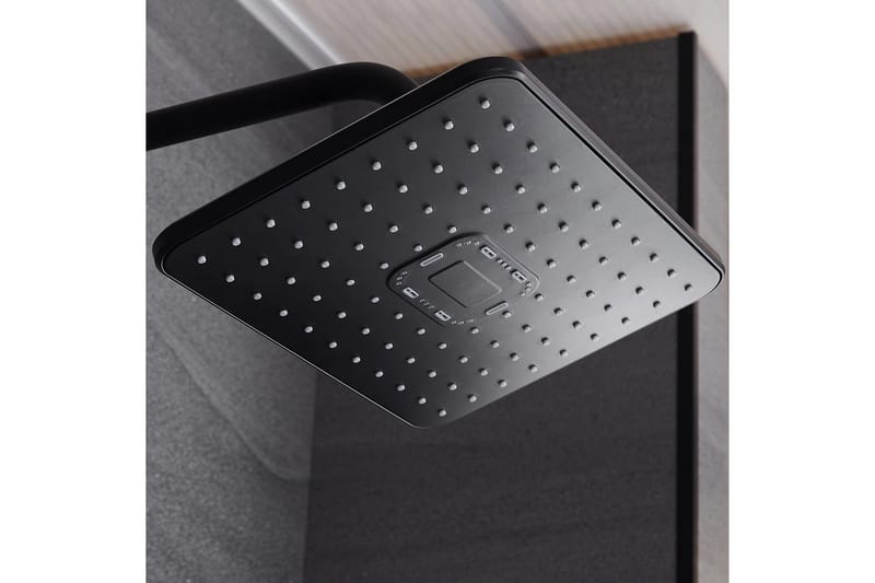 Brusesæt med loftbruser og LED-display - Hus & renovering - Køkken & bad - Badeværelse - Brusearmatur & tilbehør