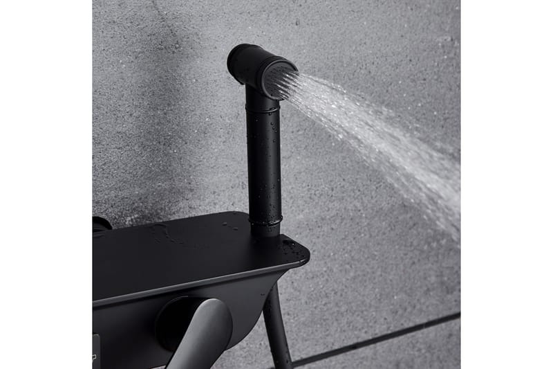 Brusesæt med loftbruser og LED-display - Hus & renovering - Køkken & bad - Badeværelse - Brusearmatur & tilbehør