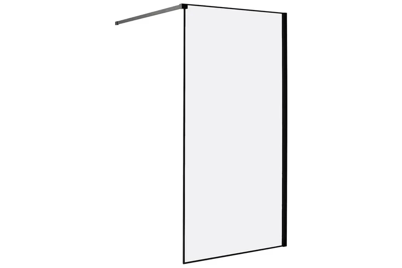 Duschskärm Black 100x100x190 cm