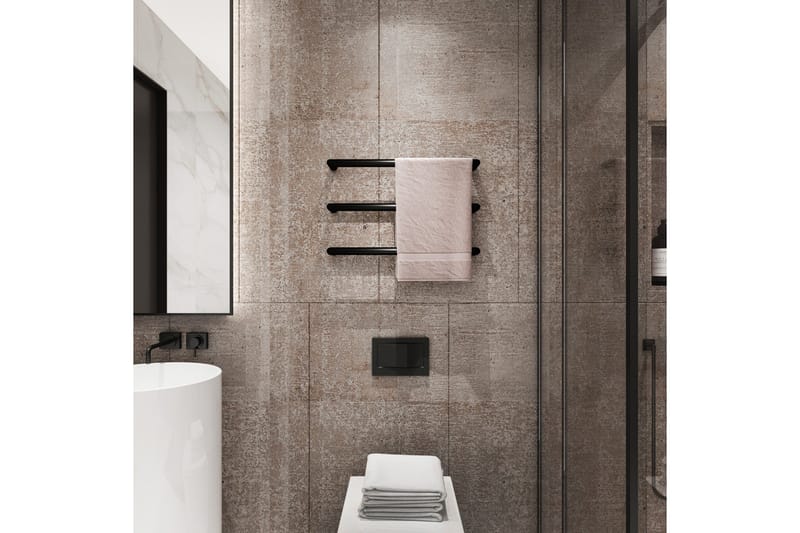 Elektrisk håndklædetørrer 63,2x3,2x10 cm | R01BB - Hus & renovering - Køkken & bad - Badeværelse - Håndklædetørrer - Håndklædetørrer el