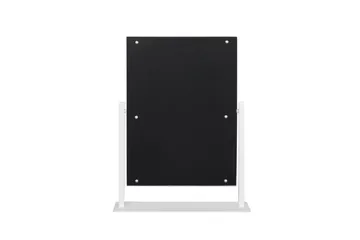 Glow Lille sminkspejl på fod 36,5 cm med LED-belysning/lamper Hollywood-spejl - Hvid - Boligtilbehør - Spejle - Spejl med belysning
