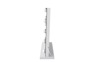Glow sminkspejl på fod 50 cm med LED-belysning/lamper Hollywood-spejl - Hvid - Boligtilbehør - Spejle - Spejl med belysning