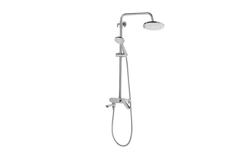 Gurara Brusesæt med Loftbruser - Sølv - Hus & renovering - Køkken & bad - Badeværelse - Brusearmatur & tilbehør